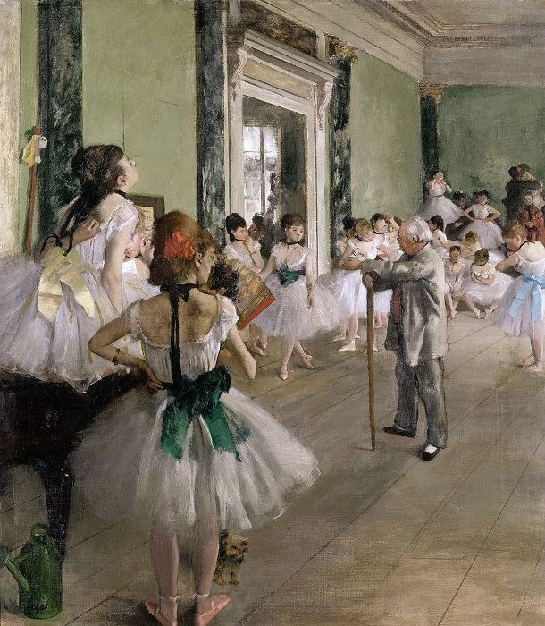 The Classe de danse (The Ballet Class), 1871-74, oil on canvas, Musée d’Orsay, Paris